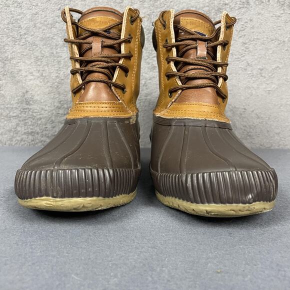 Tommy Hilfiger Boots Mens Size 10 Brown Charlie Duck Boots Lace Up TMCHARLIE-R main image 8